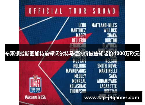 布莱顿就斯图加特前锋沃尔特马德询价被告知起价4000万欧元